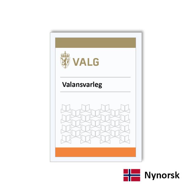 Hovedbilde Valansvarleg - funksjonærkort ...